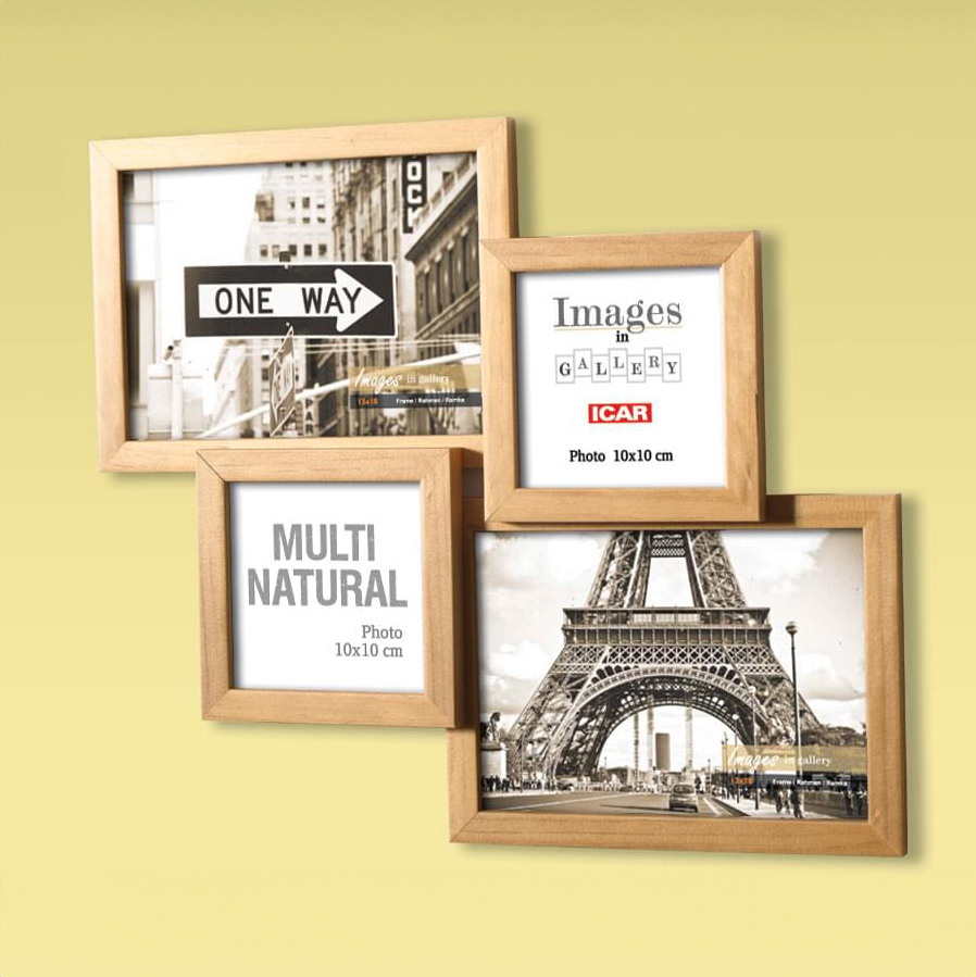 Holzrahmen Galerie MULTI NATURAL 43 0N natur